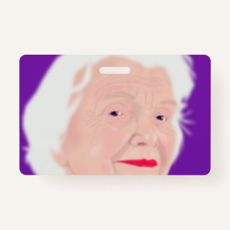 Life 15 Old Woman Badge