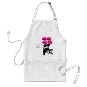Life A Juggling Act Panda Inspirational Adult Apron