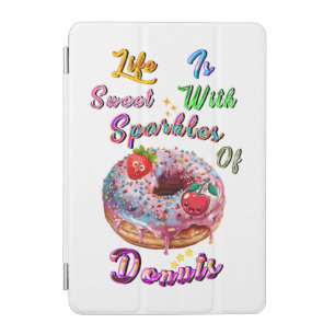 Life Accessories Is Sweet With Sparkles Of Donuts iPad Mini Cover