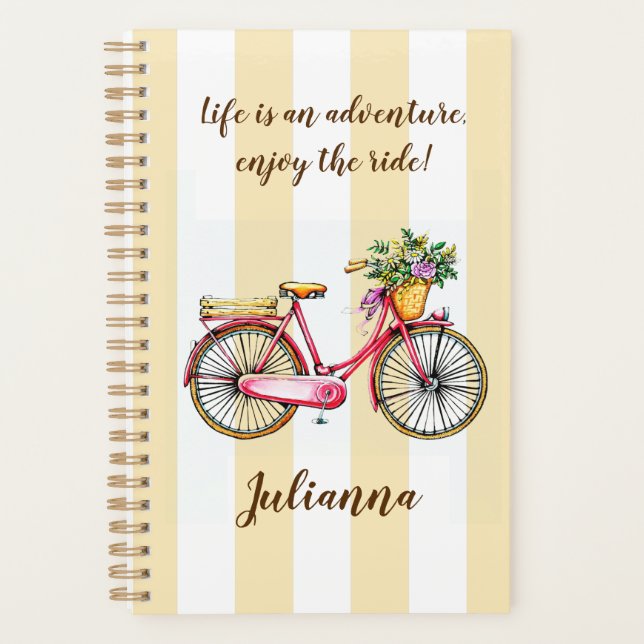 Life Adventure Bicycle Custom Planner (Front)