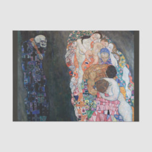 Life and Death, and The VirgGustav Klimt Fleece B Tissue Paper