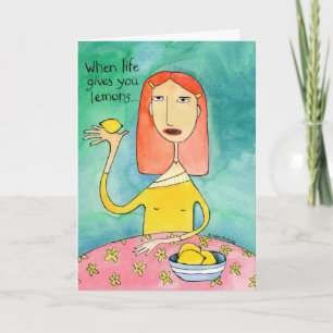 Life and Lemons Card