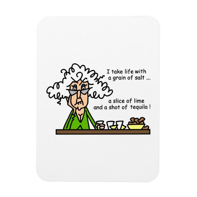 Life and Tequila Humor Magnet (Vertical)