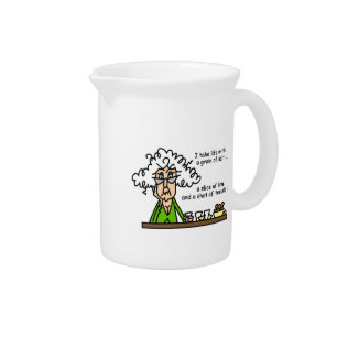 Life and Tequila Humor Pitcher