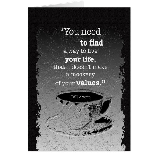 Life and Values, Illustrated Existentialism quote Cards (Front)