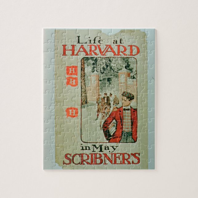 'Life at Harvard', poster advertising the May edit Jigsaw Puzzle (Vertical)