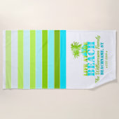 Life at the Beach Beach Towel (Front)