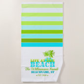 Life at the Beach Beach Towel (Front)