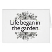 Life Began in the Garden (Front Horizontal)