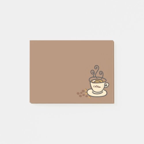 Life Begins After Coffee Caffeine Addict Post_it Notes