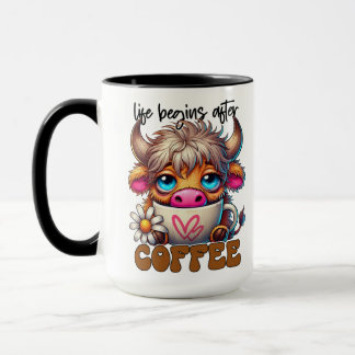 Life Begins After Coffee  Mug