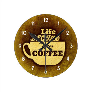 Cup And Saucer Wall Clocks Zazzle