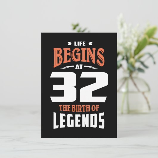 Life Begins At 32 (Standing Front)