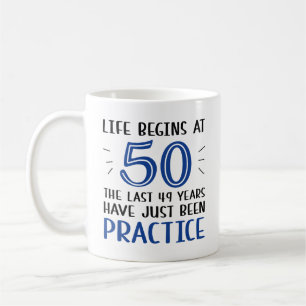 Life Begins At 50 Coffee Mug