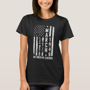 Life Begins At 73 Born In March 1949 The Year Of L T-Shirt