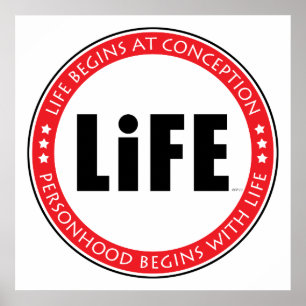 Life Begins At Conception Poster