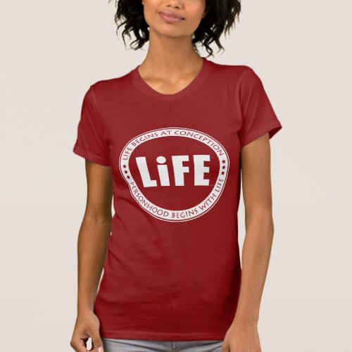 Life Begins At Conception T_Shirt