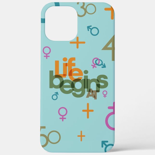 Life Begins At (Customize) | Case-Mate iPhone Case (Back)
