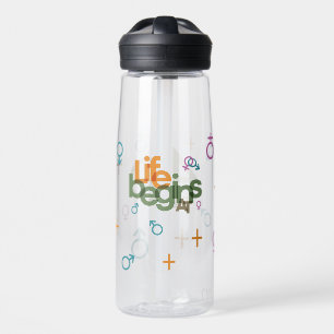 Life Begins At (Customize) Water Bottle