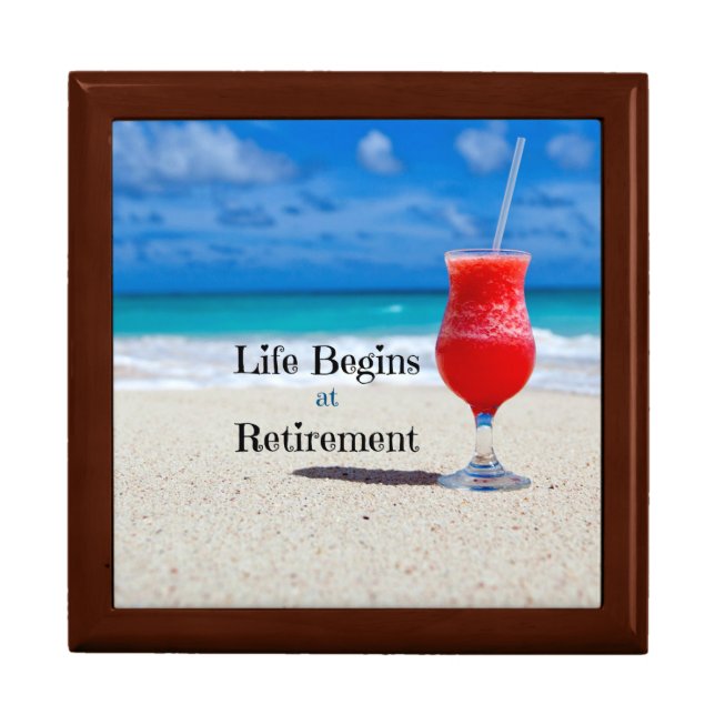 Life Begins at Retirement, Gift Box (Front)
