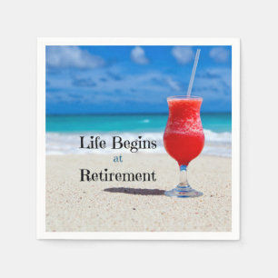 Life Begins at Retirement, Napkins