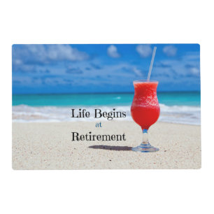 Life Begins at Retirement, Placemat