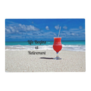 Life Begins at Retirement Placemat