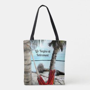 Life Begins at Retirement - Tote Bag