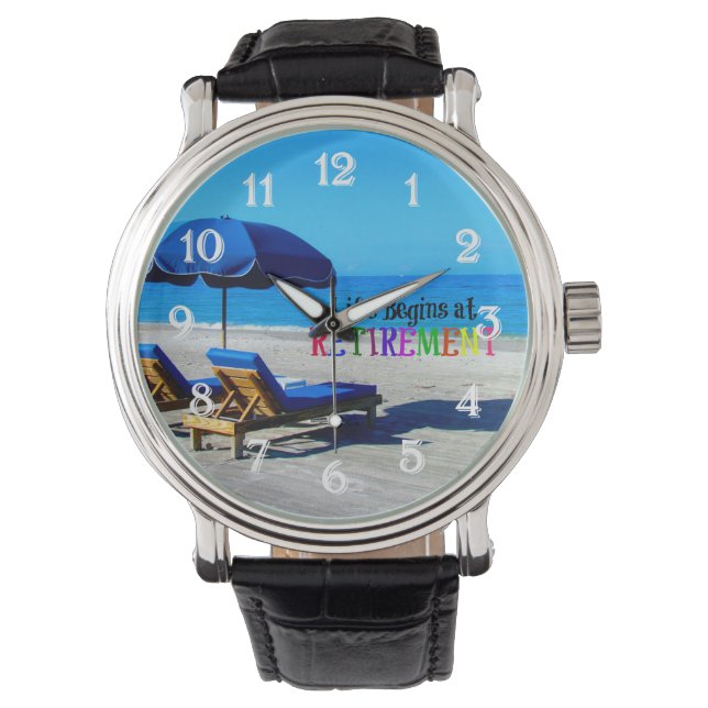 Life Begins at Retirement Watch (Front)
