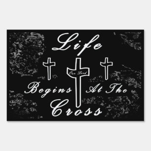 Life begins at the cross sign