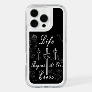 Life begins at the cross iPhone 16 pro case