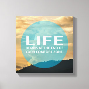 Life Begins Canvas Print
