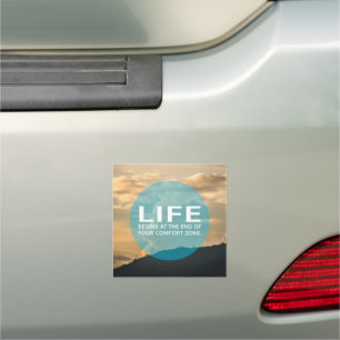 Life Begins Car Magnet