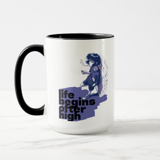 life begins ofter high tea mug (Left)