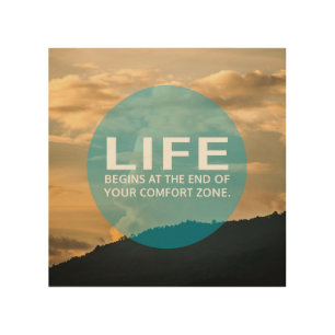 Life Begins Wood Wall Art