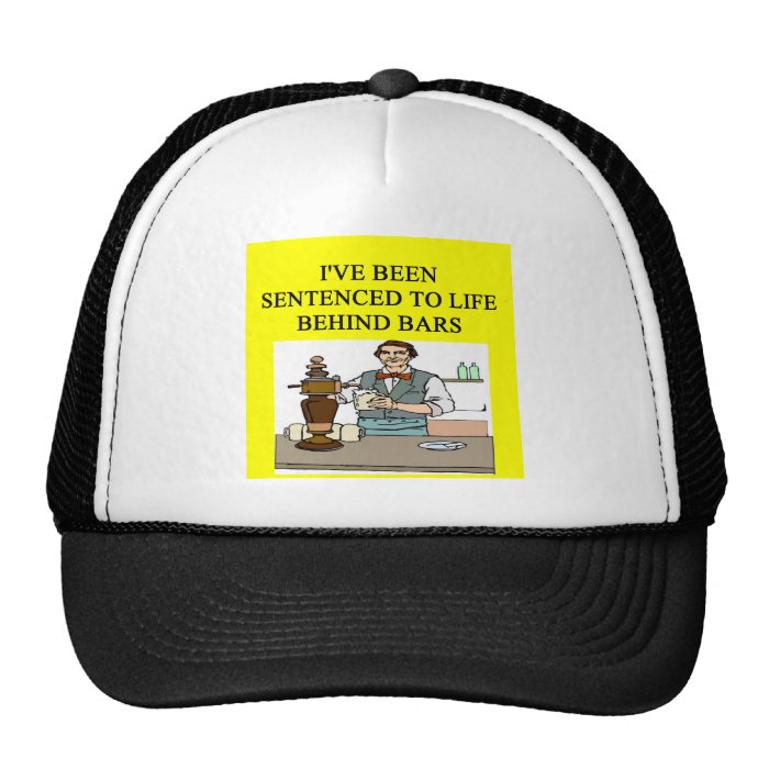 life behind bars drinking beer joke mesh hats