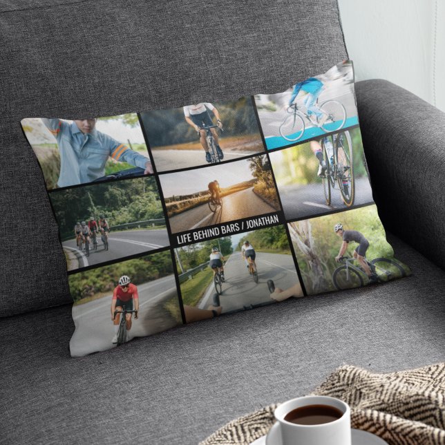 Life Behind Bars Personalize Images Bicycle Lovers Accent Pillow (Creator Uploaded)