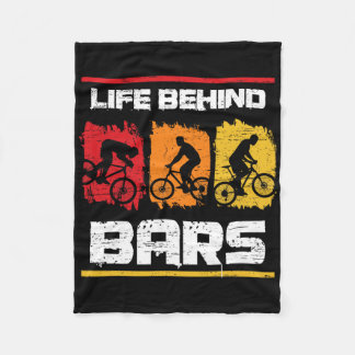 Life Behind Rs Mountain Biking For A Mountain Bike Fleece Blanket