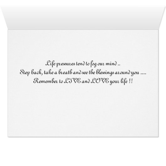 Life Blessings! (Inside Horizontal (Bottom))