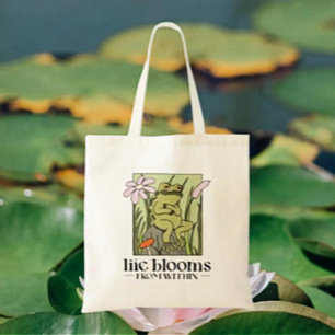 Life Blossoms From Within Tote Bag