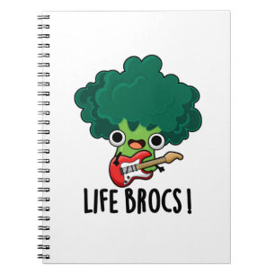 Life Brocs Funny Veggie Broccoli Pun Notebook
