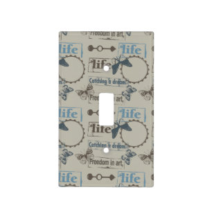 Life Butterfly Light Switch Cover