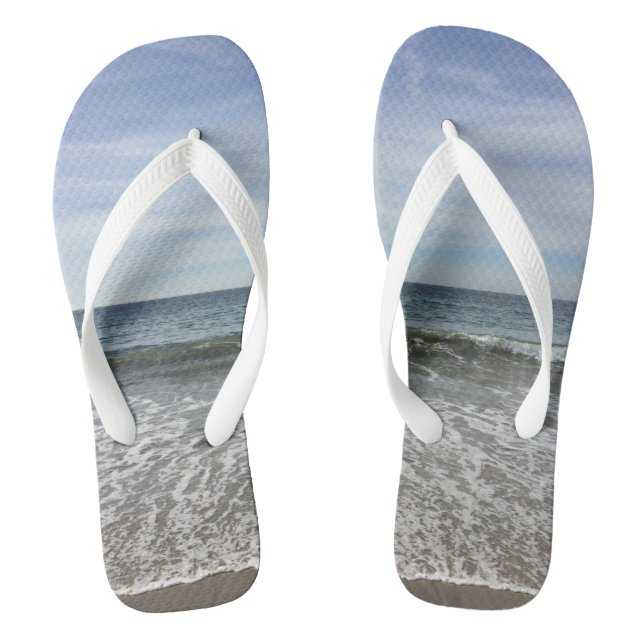 Life By the Sea Flip Flops (Footbed)