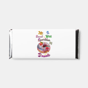 Life Candy Is Sweet With Sparkles Of Donuts Hershey Bar Favors