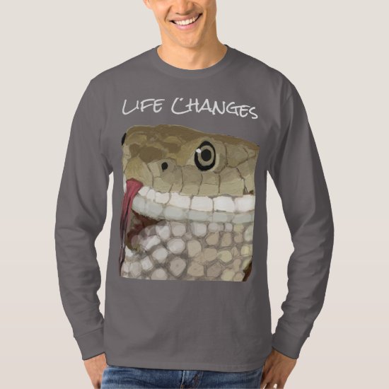 Life Changes, Snake Symbolism of Transformation T-Shirt