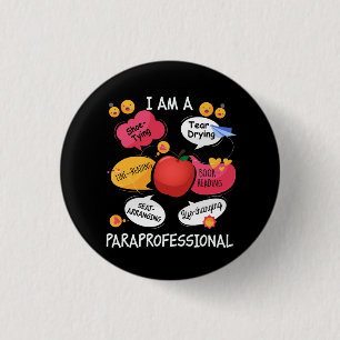 Life Changing Paraprofessional - Para Squad Parapr Button