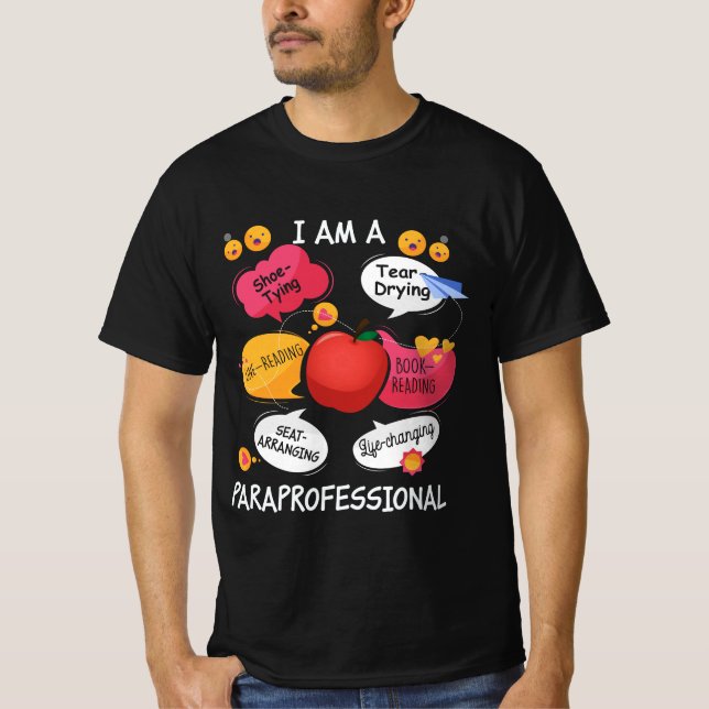 Life Changing Paraprofessional - Para Squad Parapr T-Shirt (Front)