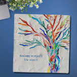 Life Coach 3 Ring Binder<br><div class="desc">Life Coach 3 Ring Binder. This decorative binder features a print of a rainbow colored tree on a pale gray background. The original design was made in mosaic using many tiny fragments of brightly colored glass. Personalize it with your name and contact details and to edit further click the "customize...</div>