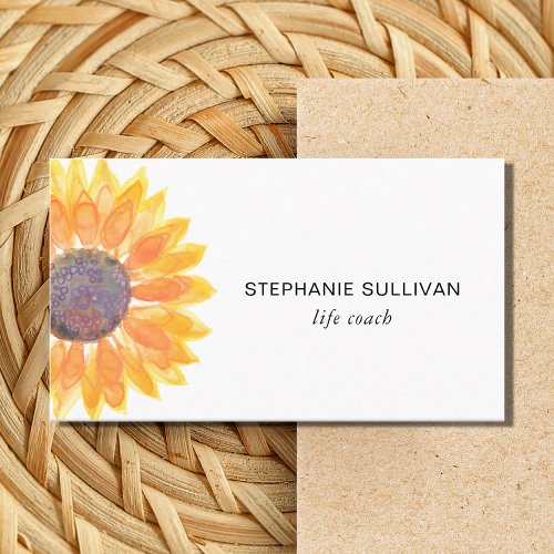 Life Coach Botanical  Business Card