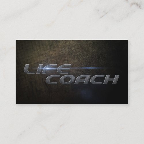 Life Coach business card